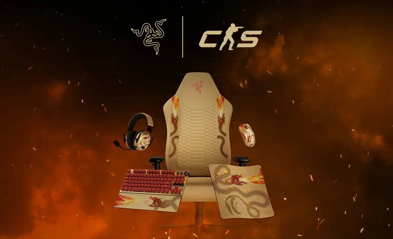 هدست گیمینگ ریزر و تجهیزات جدید با تم Counter Strike 2 هدست گیمینگ ریزر و تجهیزات جدید با تم Counter Strike 2