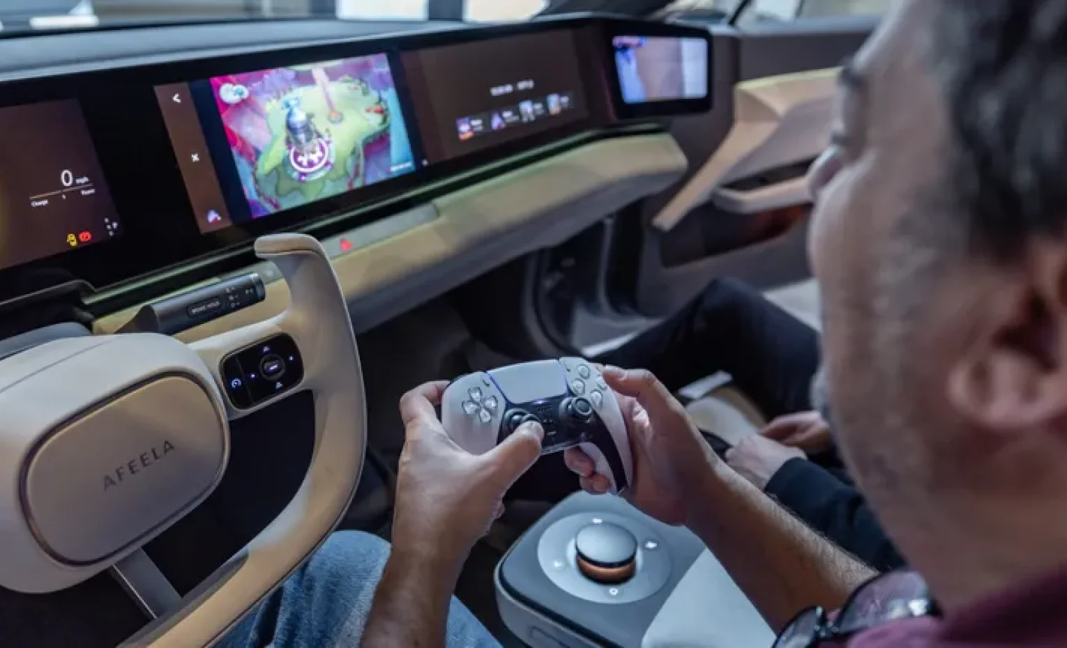 تجربه بازی با PS5 در اولین ماشین برقی سونی و هوندا تجربه بازی با PS5 در اولین ماشین برقی سونی و هوندا