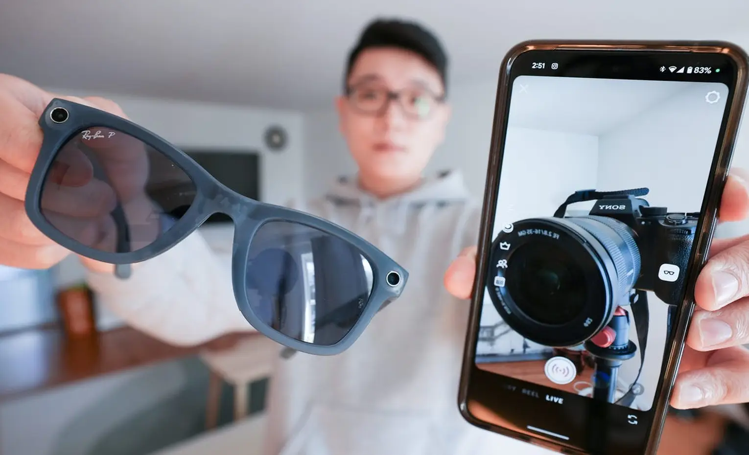 تماشای ریلز اینستاگرام با عینک ریبن متا از سال 2026 تماشای ریلز اینستاگرام با عینک ریبن متا از سال 2026