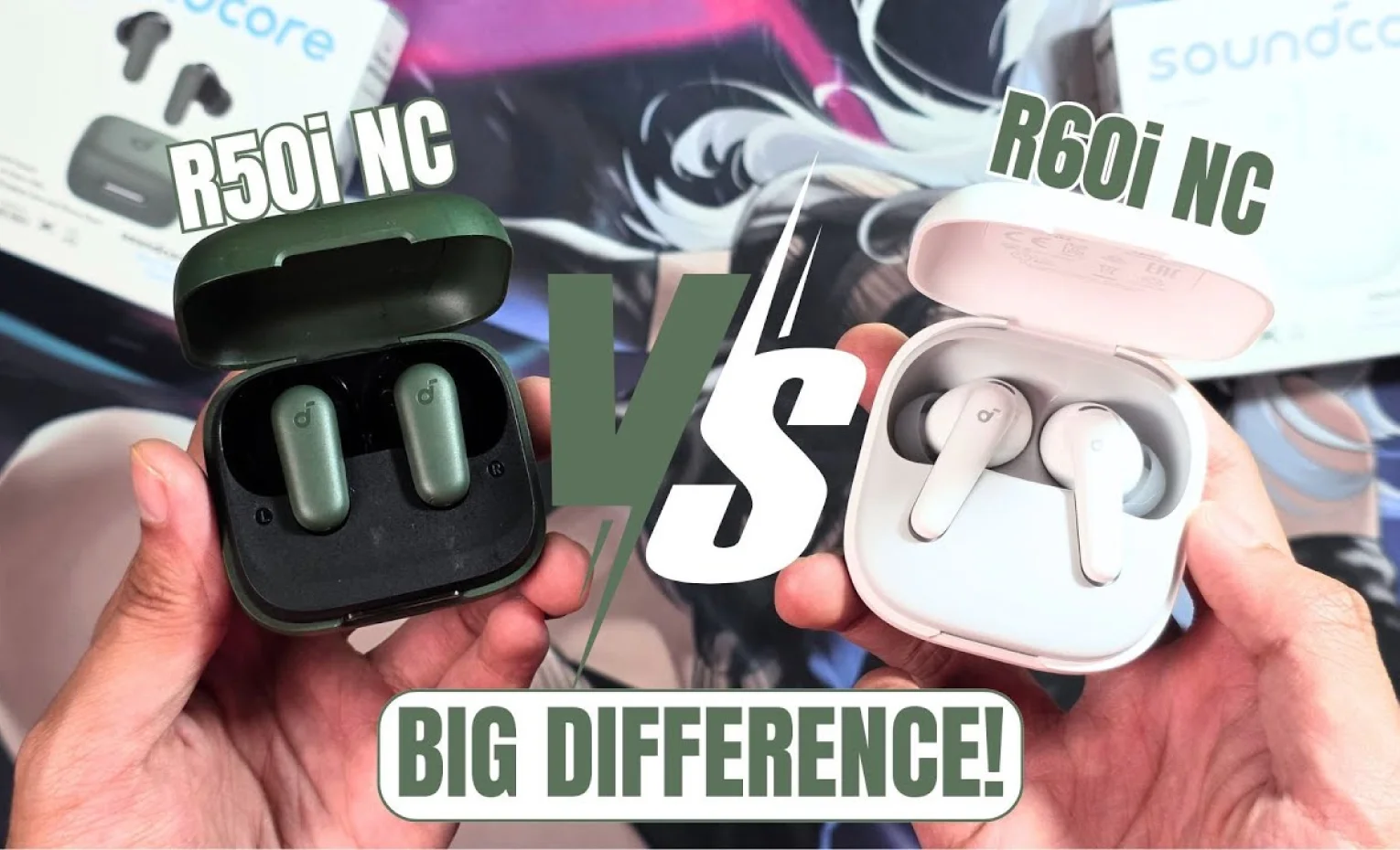 مقایسه مدلهای R50i ،R50i NC و R60i هندزفری انکر مقایسه مدلهای R50i ،R50i NC و R60i هندزفری انکر