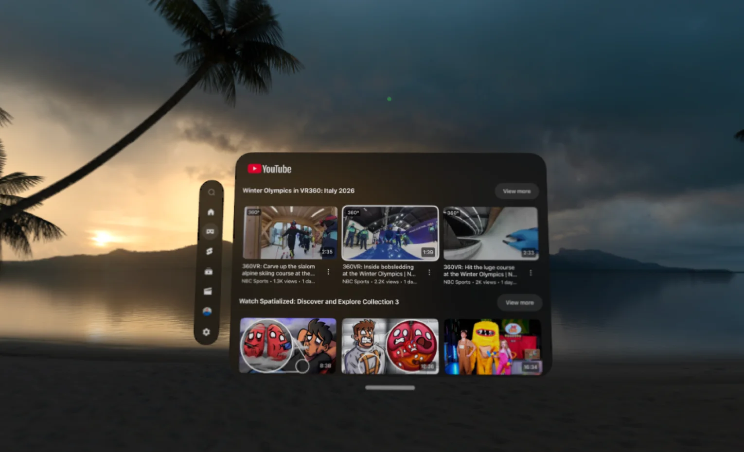 اپلیکیشن رسمی یوتیوب برای اپل ویژن پرو از راه رسید! اپلیکیشن رسمی یوتیوب برای اپل ویژن پرو از راه رسید!