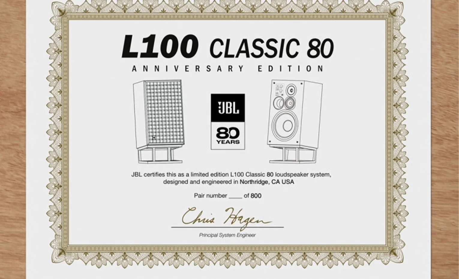 اسپیکر JBL L100 Classic 80؛ نسخه محدود هشتادمین سالگرد اسپیکر JBL L100 Classic 80؛ نسخه محدود هشتادمین سالگرد