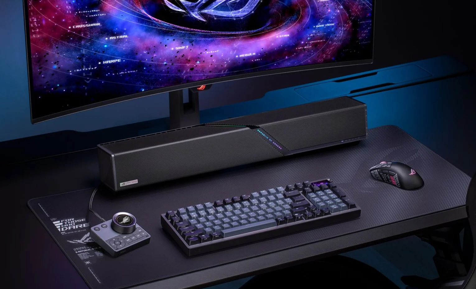 معرفی ساندبار گیمینگ ایسوس ROG Gjallar با صدای Dolby Atmos معرفی ساندبار گیمینگ ایسوس ROG Gjallar با صدای Dolby Atmos