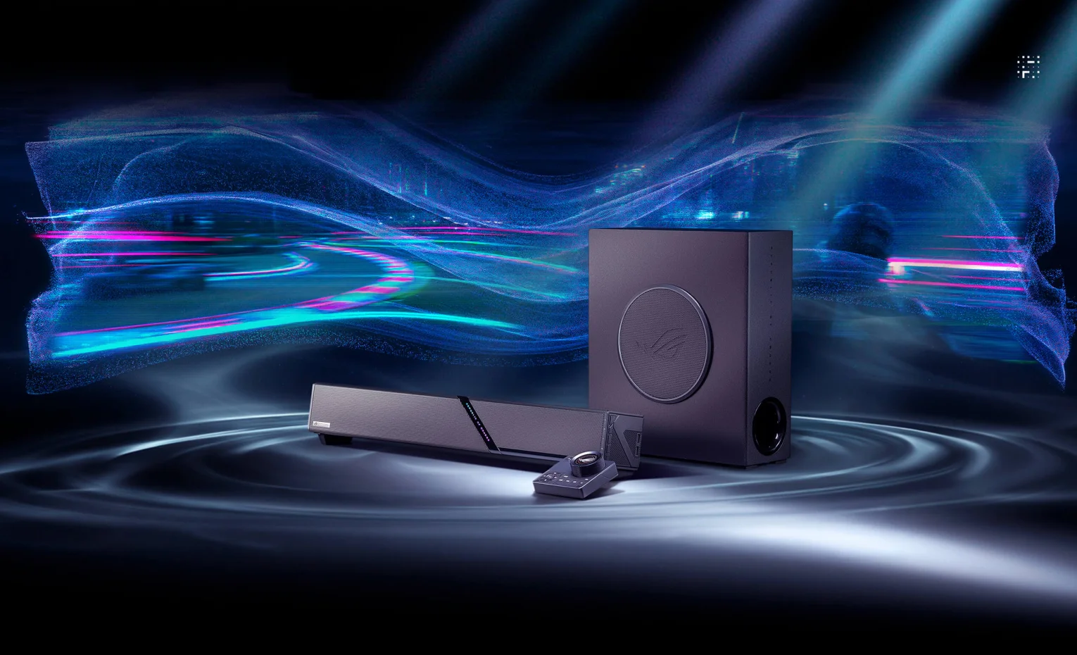 معرفی ساندبار گیمینگ ایسوس ROG Gjallar با صدای Dolby Atmos معرفی ساندبار گیمینگ ایسوس ROG Gjallar با صدای Dolby Atmos