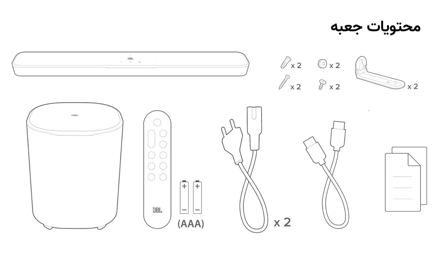 راهنمای استفاده ساندبار جی بی ال BAR 500MK2 راهنمای استفاده ساندبار جی بی ال BAR 500MK2