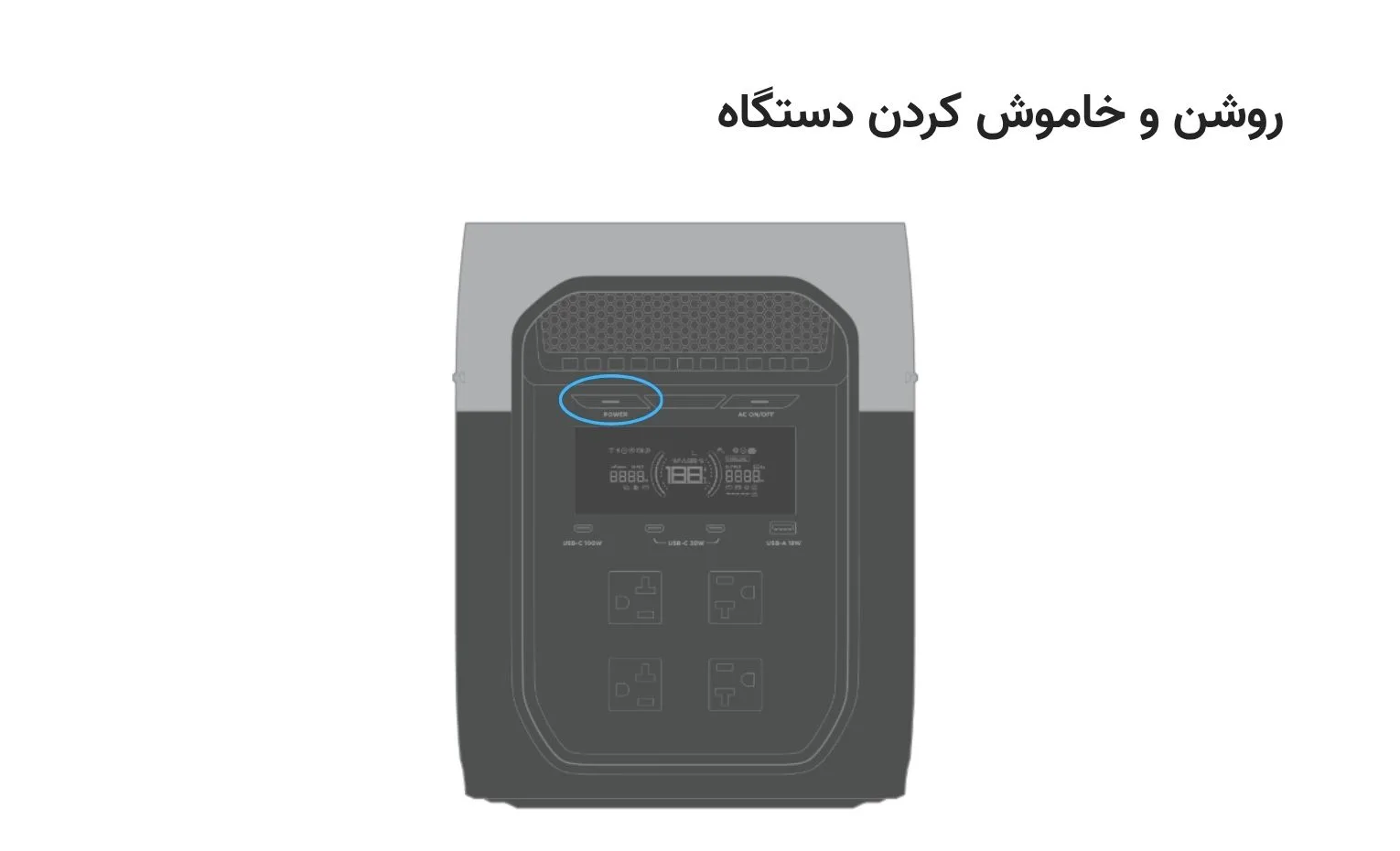 راهنمای استفاده از پاور استیشن اکوفلو مدل Delta 3 Max راهنمای استفاده از پاور استیشن اکوفلو مدل Delta 3 Max
