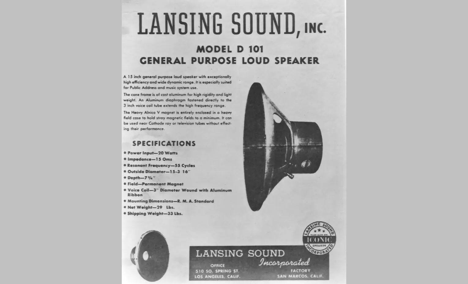 از Lansing Manufacturing تا JBL، داستان یک امپراتوری صوتی از Lansing Manufacturing تا JBL، داستان یک امپراتوری صوتی