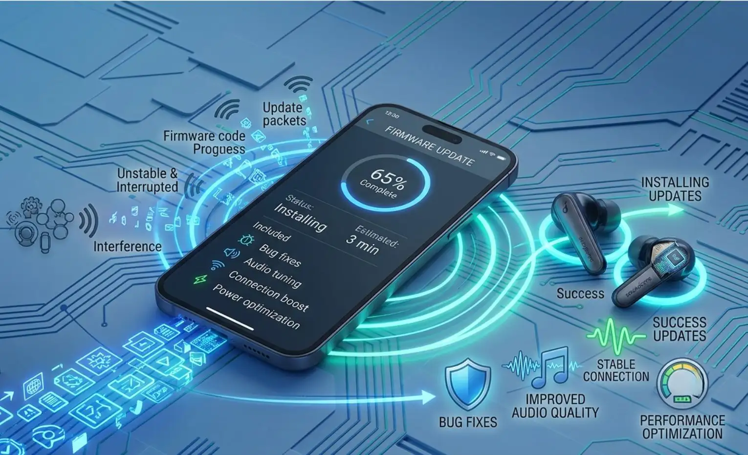 تنظیمات اپلیکیشن Soundcore، برقراری اتصال پایدار و بدون قطعی تنظیمات اپلیکیشن Soundcore، برقراری اتصال پایدار و بدون قطعی