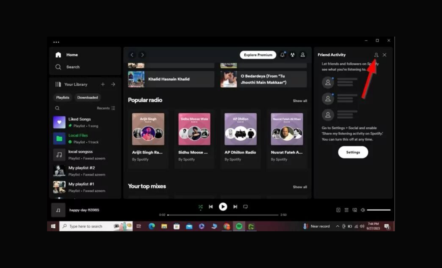 اضافه کردن دوستان به Spotify راهنمای گام به گام اضافه کردن دوستان به Spotify راهنمای گام به گام