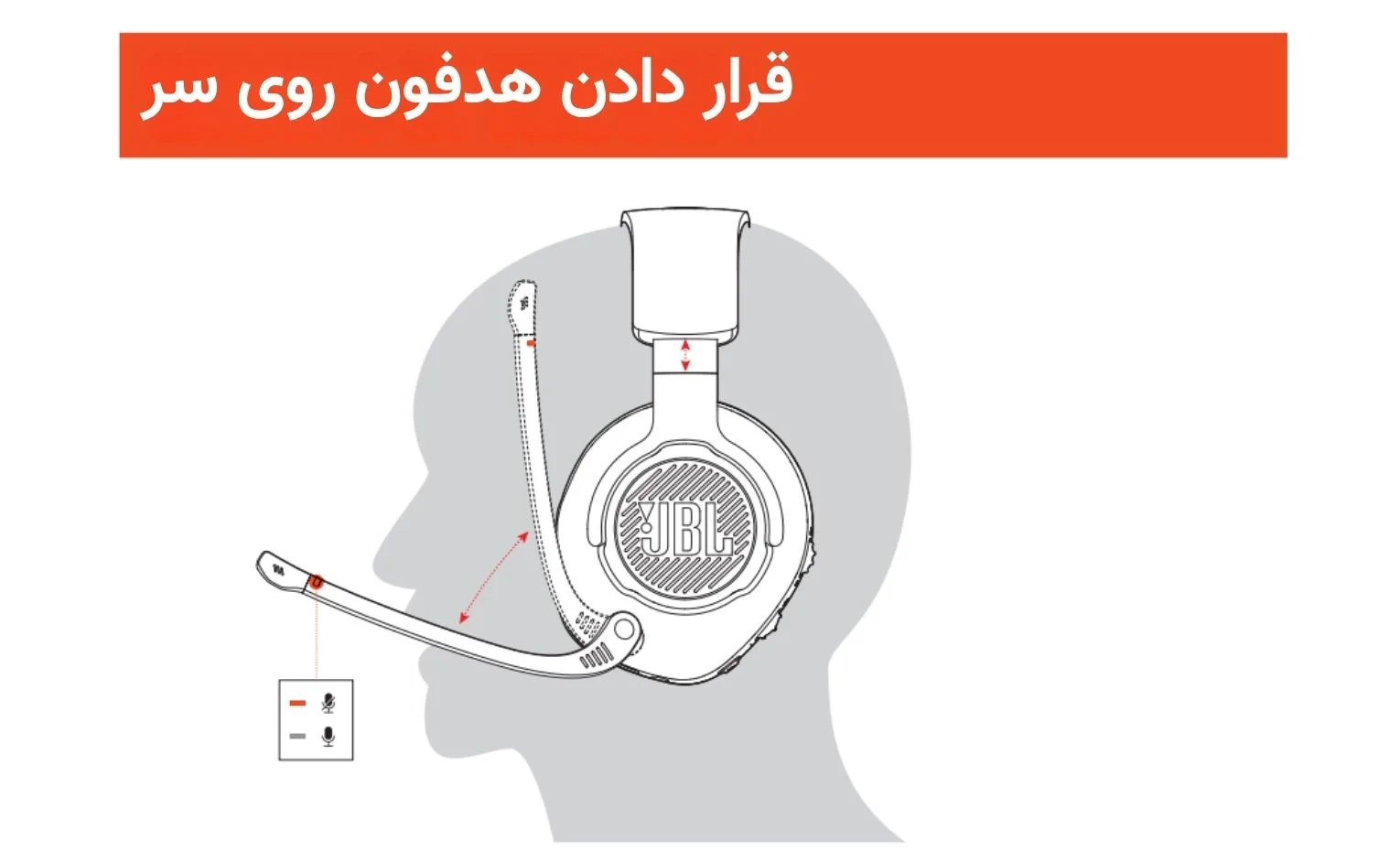 راهنمای استفاده هدفون گیمینگ JBL Quantum 400 راهنمای استفاده هدفون گیمینگ JBL Quantum 400