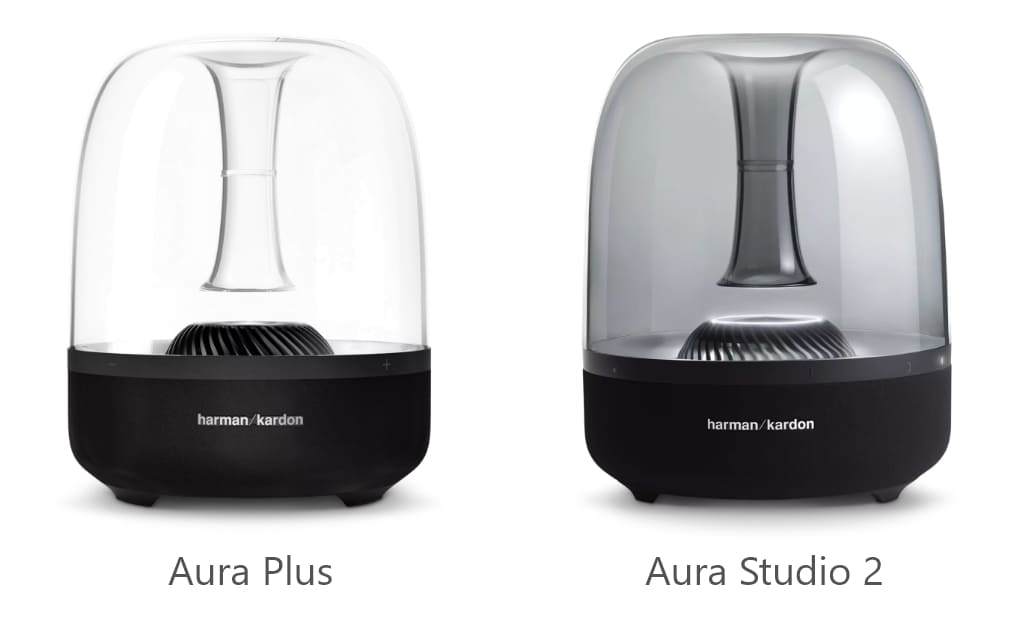 مقایسه اسپیکر هارمن کاردن AURA Plus و AURA Studio 2