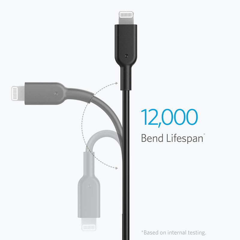 Anker PowerLine II USB-C Cable with Lightning Connector 3ft A8612