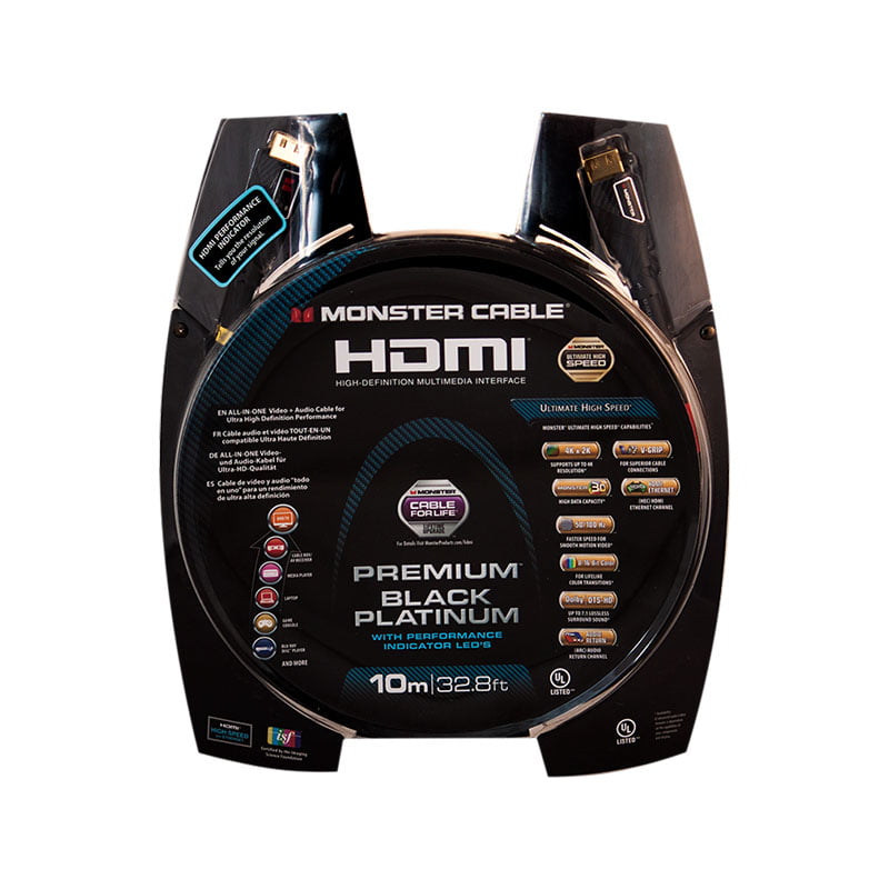 Monster HDMI Cable Premium Black Platinum 1.5M