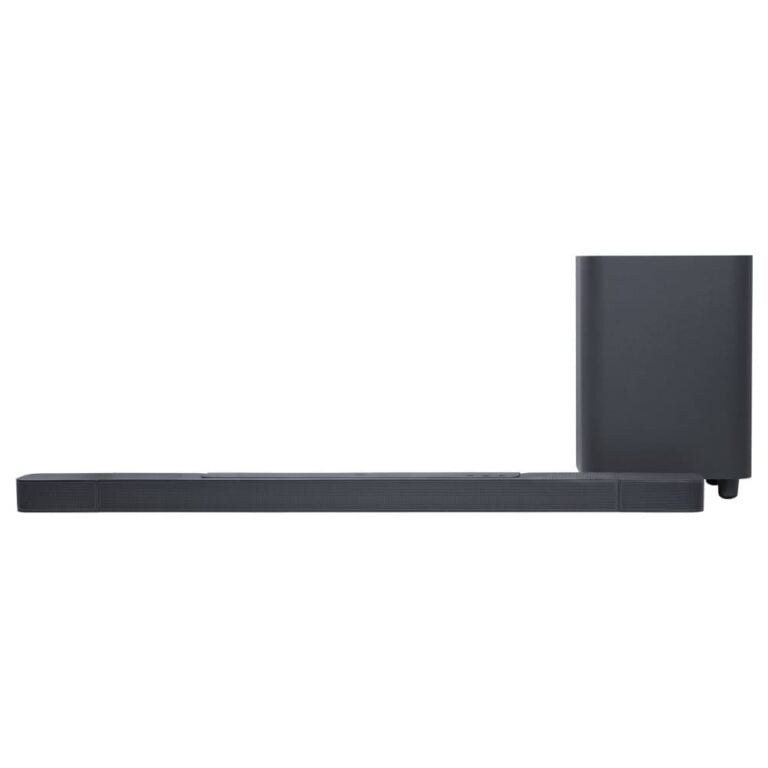 عکس ساندبار JBL Bar 800 مشکی همراه ساب‌ووفر از روبه‌رو