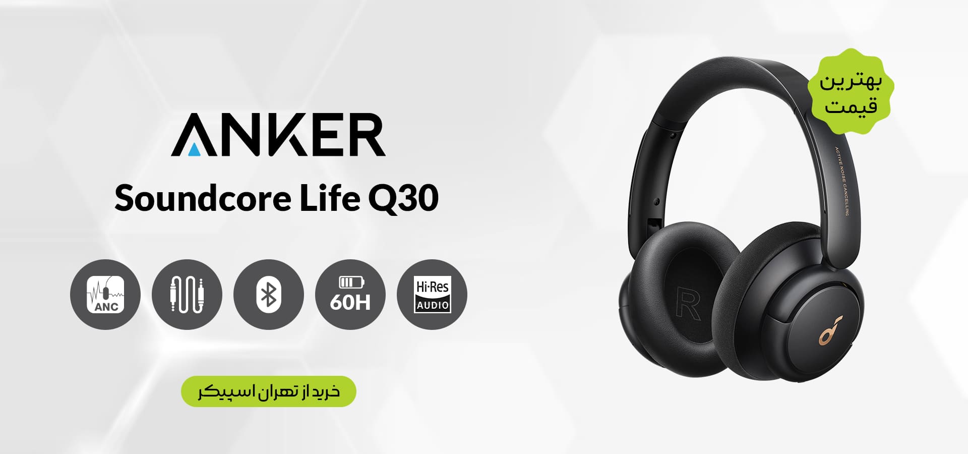 هدفون Anker Soundcore Life Q30 A3028