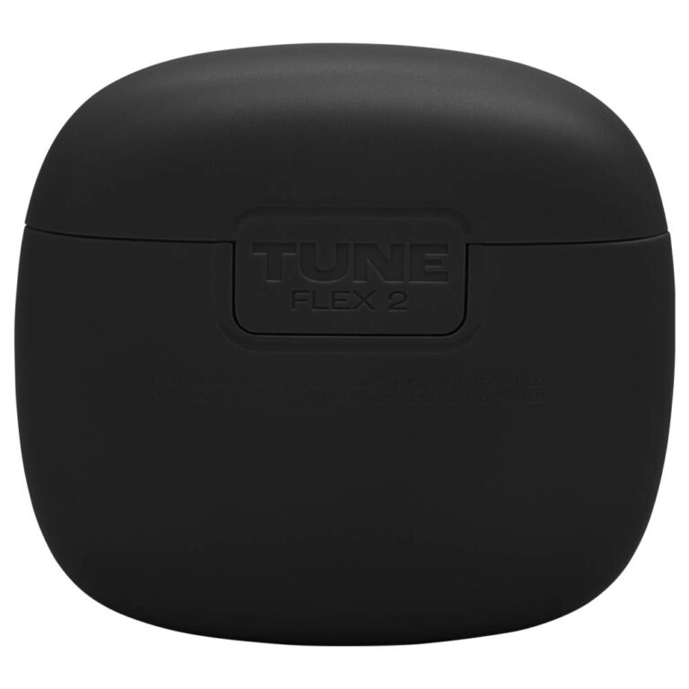 عکس کیس شارژ هندزفری JBL Tune Flex 2 مشکی از پشت