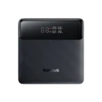 عکس پاوربانک Baseus Blade H1 مشکی از بالا، با نمایشگر