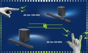 مقایسه تصویری ساندبارهای JBL Bar 1000 MK2 و Bar 500 MK2 با ساب‌ووفر