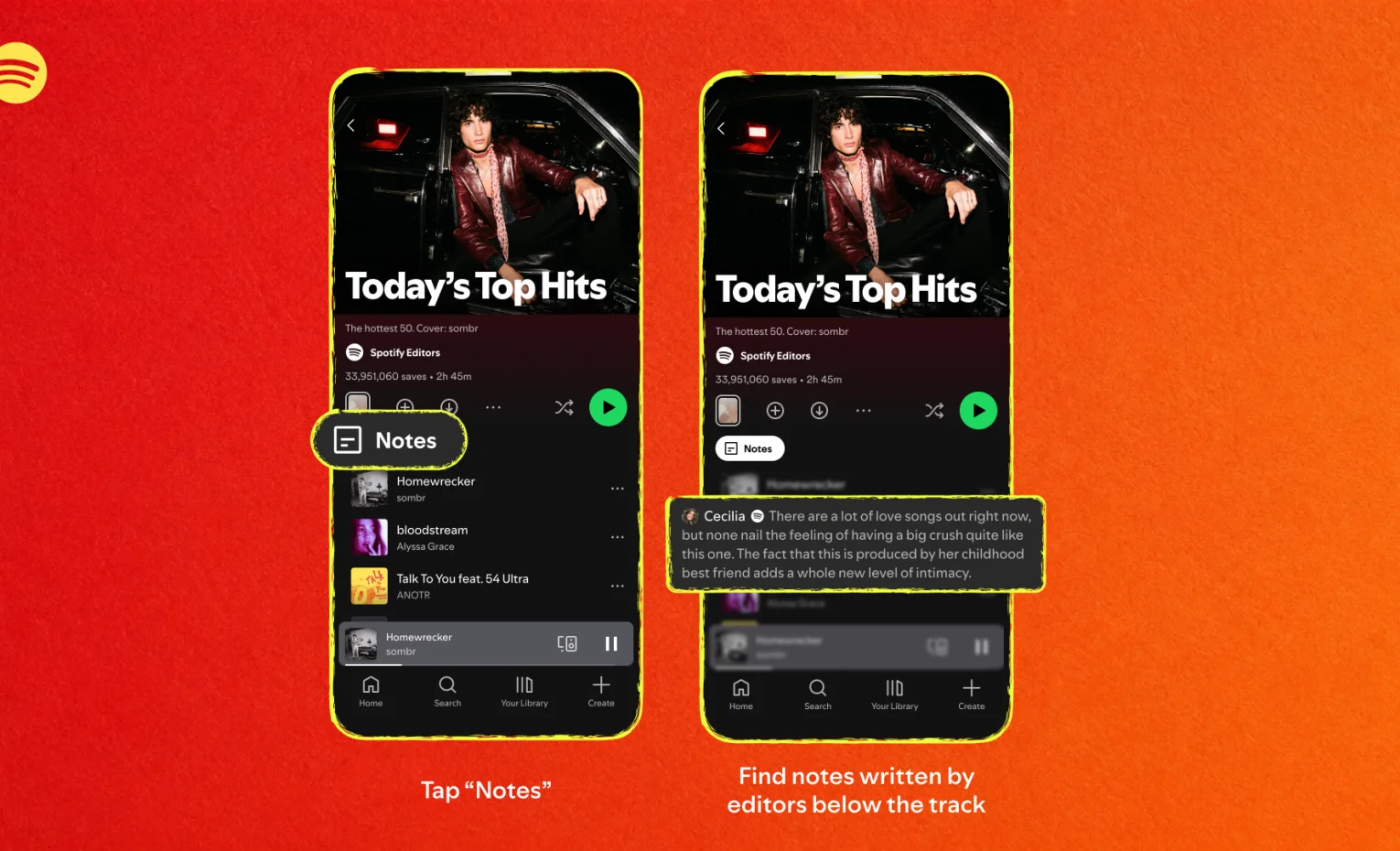 Playlist Notes اسپاتیفای، قابلیت جدید یادداشت در پلیلیست Playlist Notes اسپاتیفای، قابلیت جدید یادداشت در پلیلیست