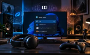 صدای فضایی ویندوز، مقایسه Sonic، Dolby Atmos و DTS