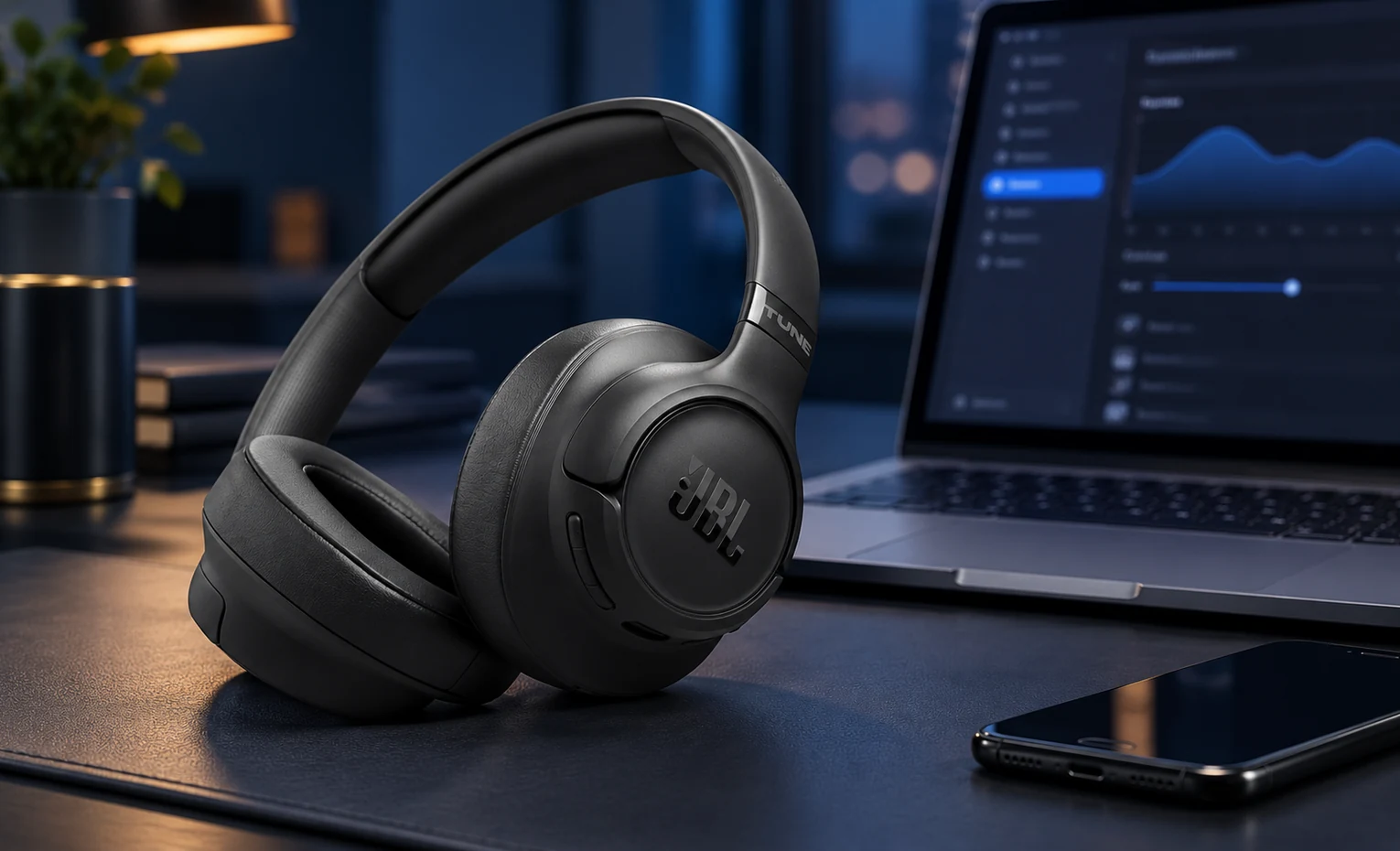 اتصال دو دستگاه به هدفون JBL Tune 780NC اتصال دو دستگاه به هدفون JBL Tune 780NC